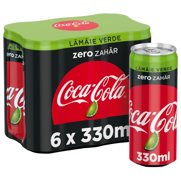 Bax 6 Buc Coca-Cola Zero Lime 330ML